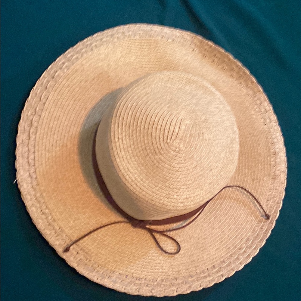 Lucky Brand Beige Wide Brim Hat